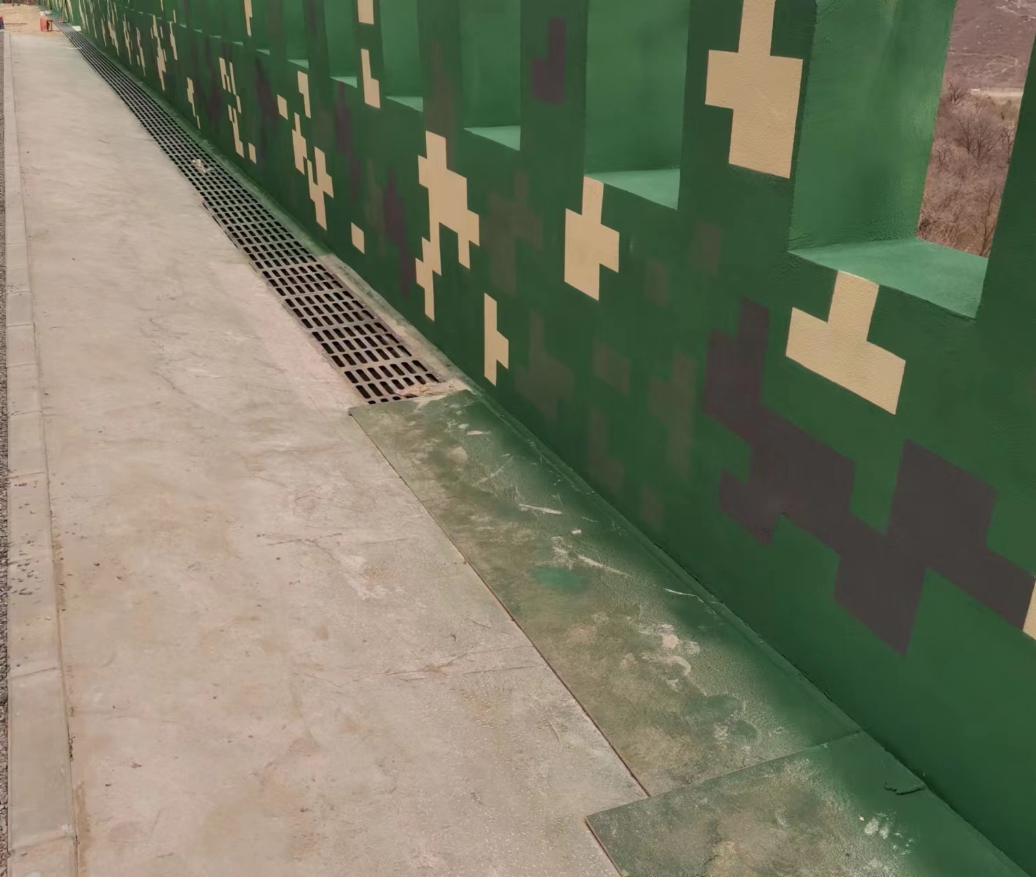 文昌围墙迷彩喷涂,数迷彩漆